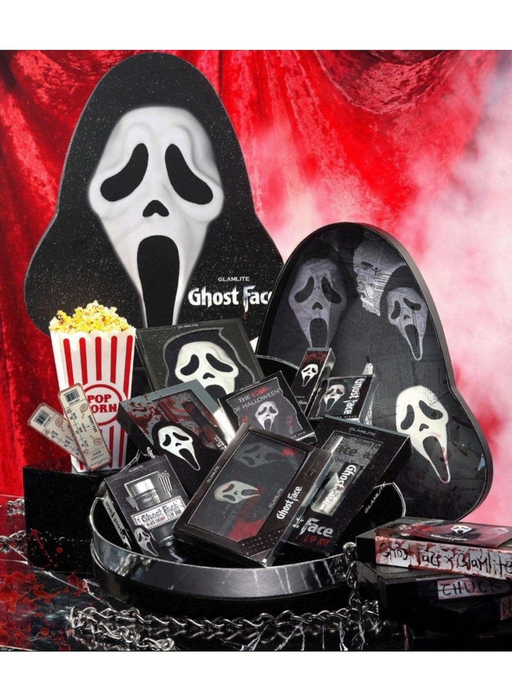 GLAMLITE GHOSTFACE LIVES makeup PR BOX